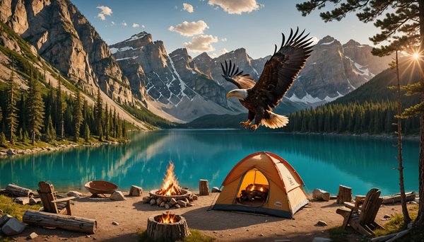 L'aigle à aiguines : un camping entre lac et montagne